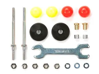长防倾杆与 13 mm 低摩擦塑料导轮