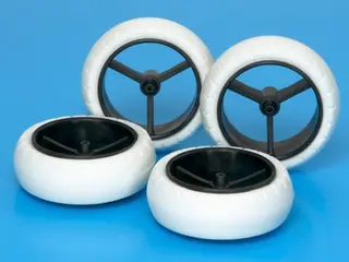 Super X、XX碳大直径三爪轮胎组(白色)