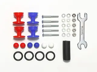 两段式低摩擦塑料胶圈导轮套装(红、蓝13-12mm)