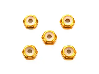 2mm 铝合金 螺帽 (金色5个)
