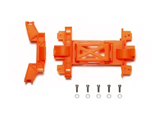 MS底盘用 强化齿轮盖 (萤光橙色/Mini 4WD Station限定)